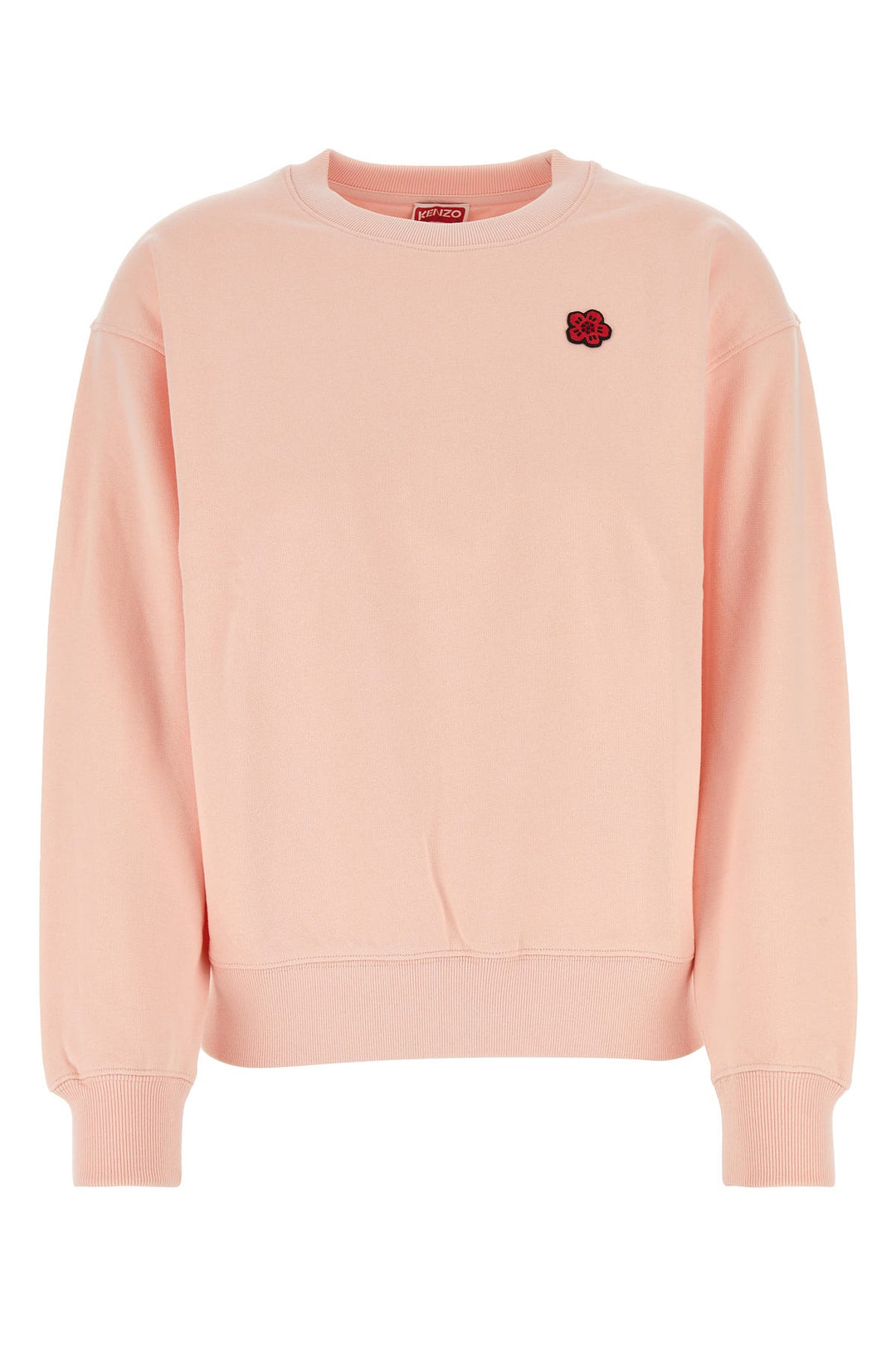 Pastel pink cotton sweatshirt