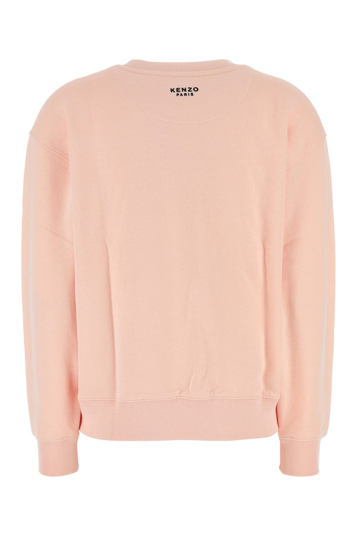 Pastel pink cotton sweatshirt