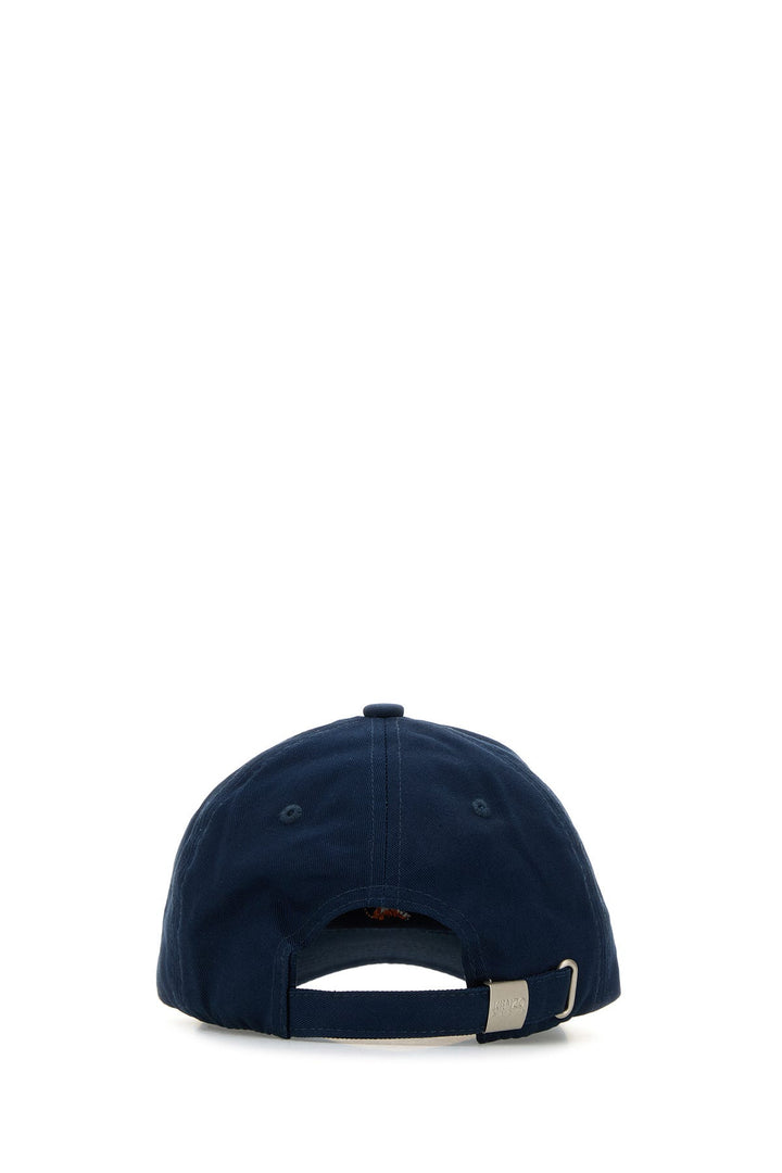 Blue cotton baseball cap