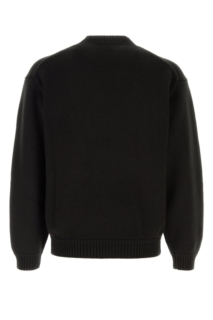 Black wool blend sweater