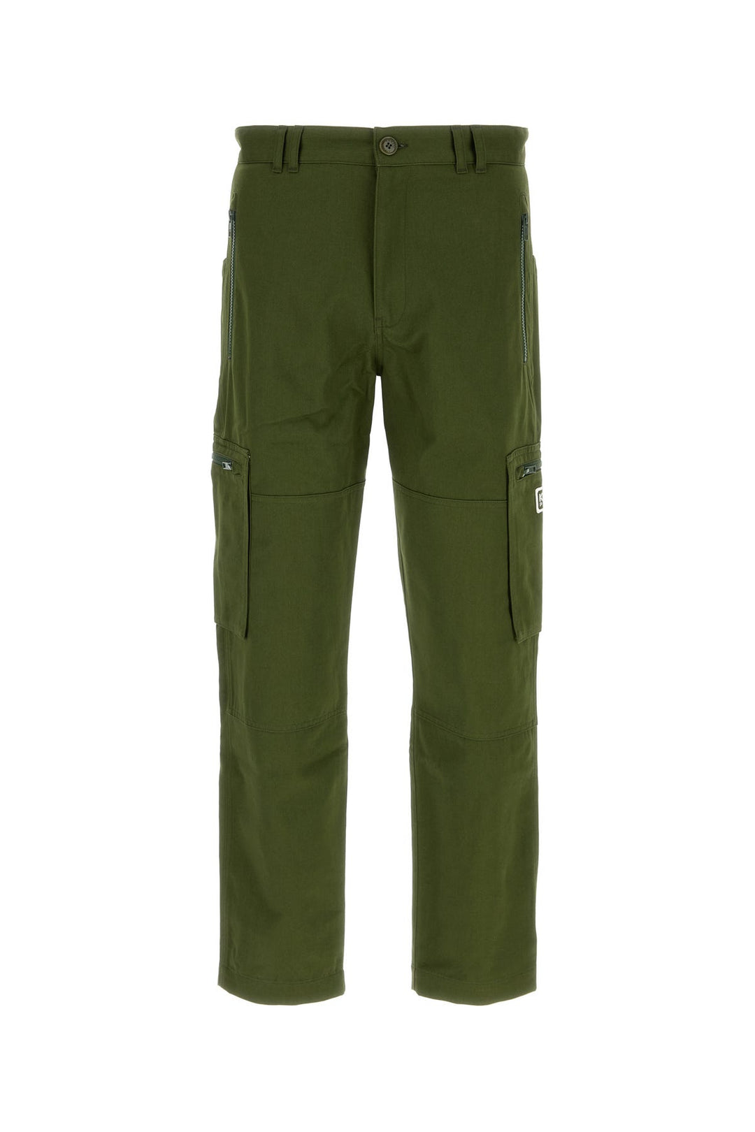 Olive green cotton cargo pant