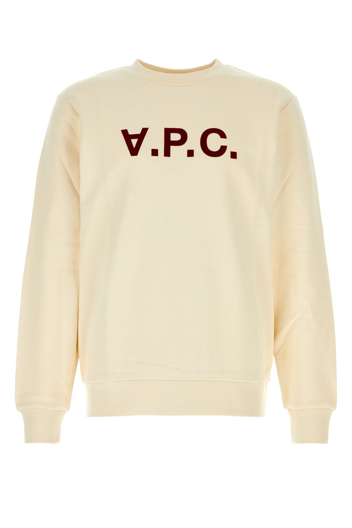 Ivory cotton sweatshirt