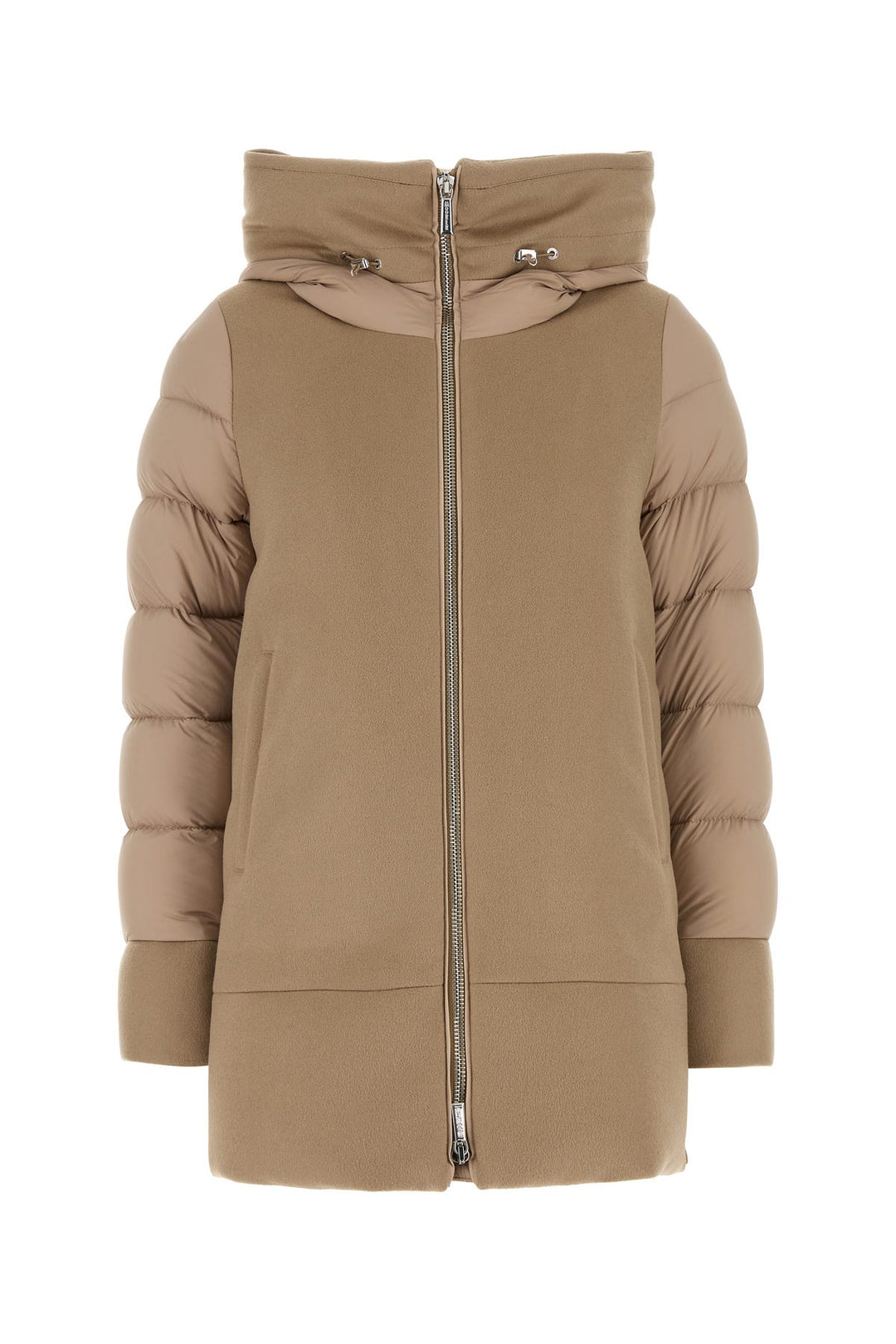 Beige wool blend Fresia-Le down jacket