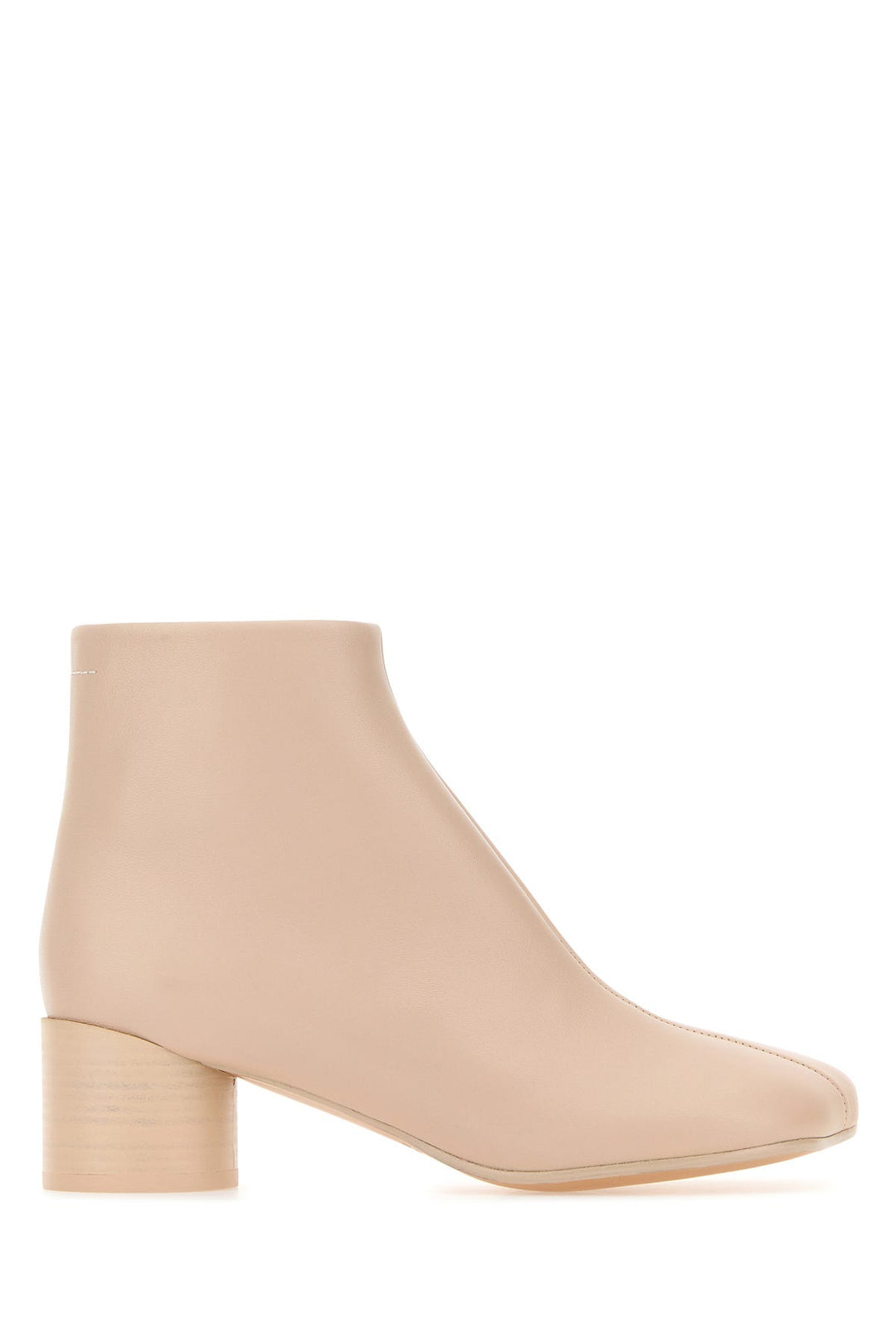 Ligth pink leather ankle boots