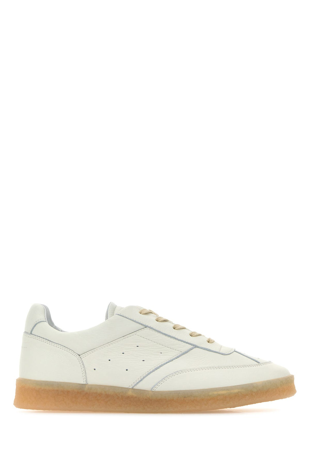 White leather sneakers