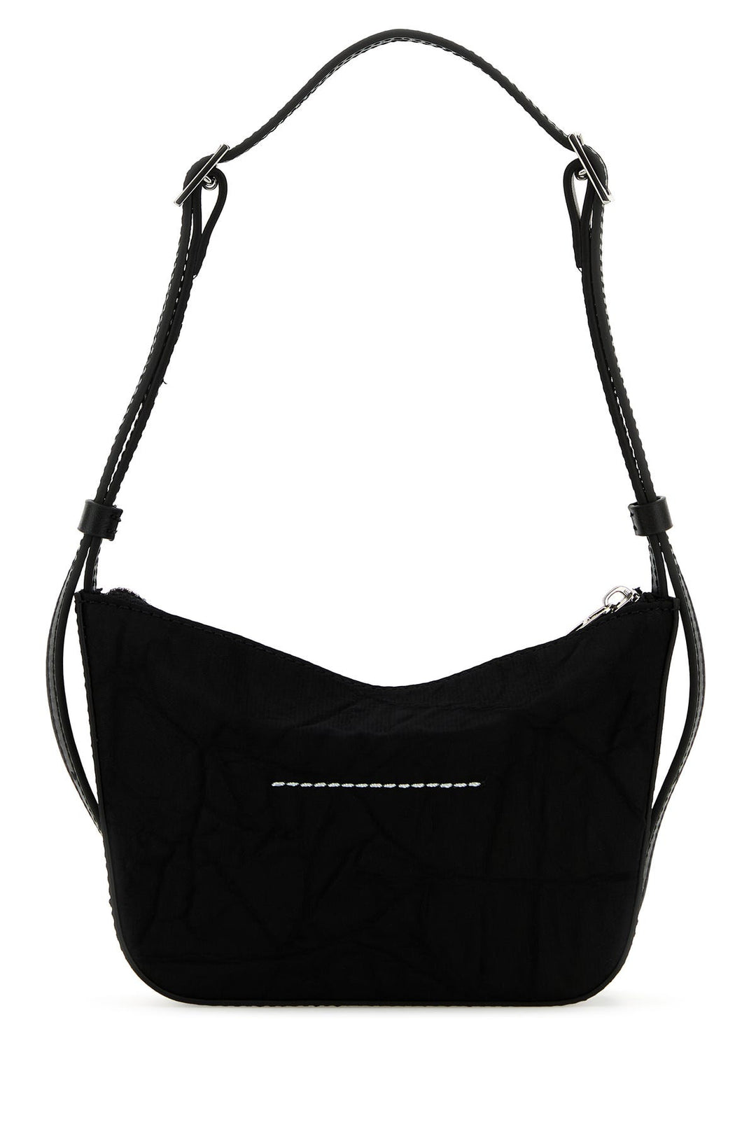 Black nylon mini Numeric shoulder bag