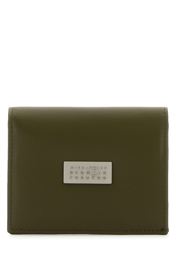 Khaki leather wallet