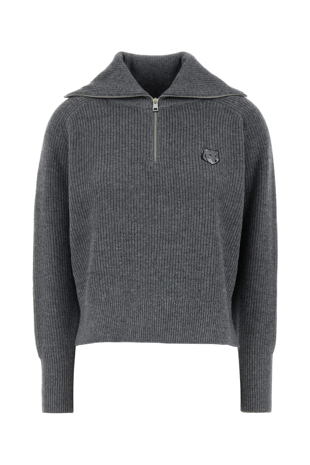 Dark grey wool blend sweater