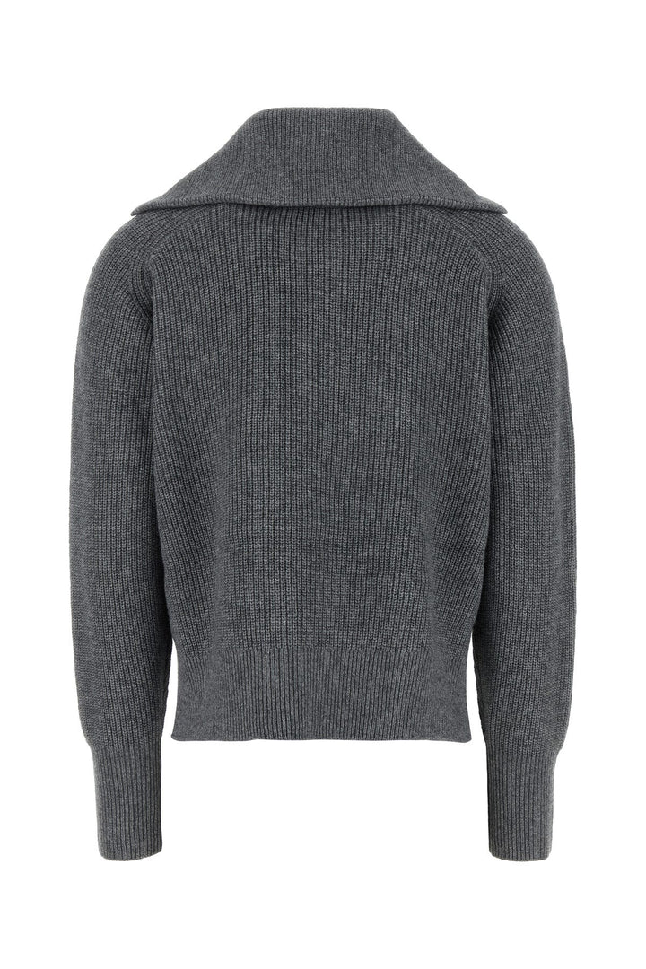 Dark grey wool blend sweater