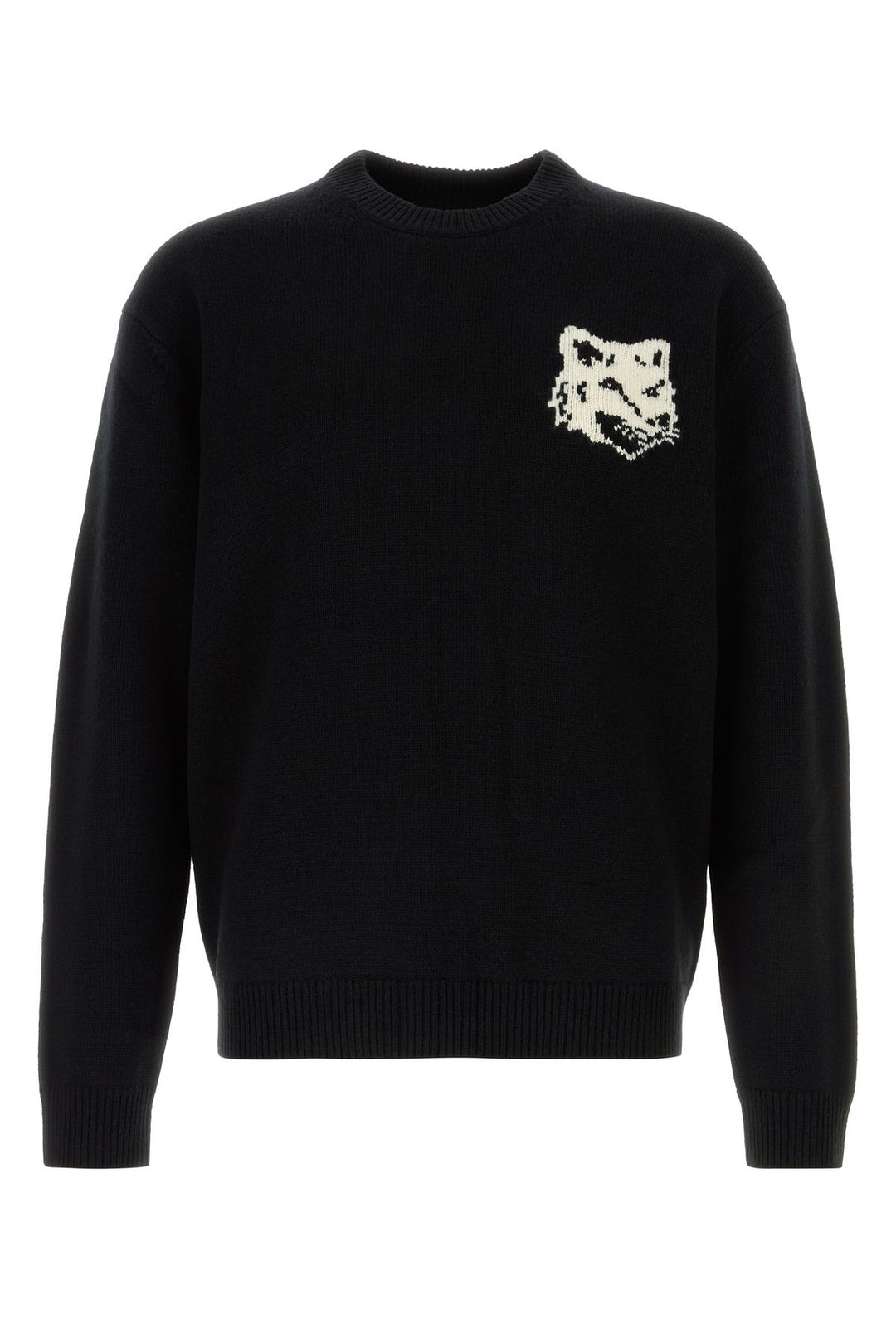 Black wool sweater