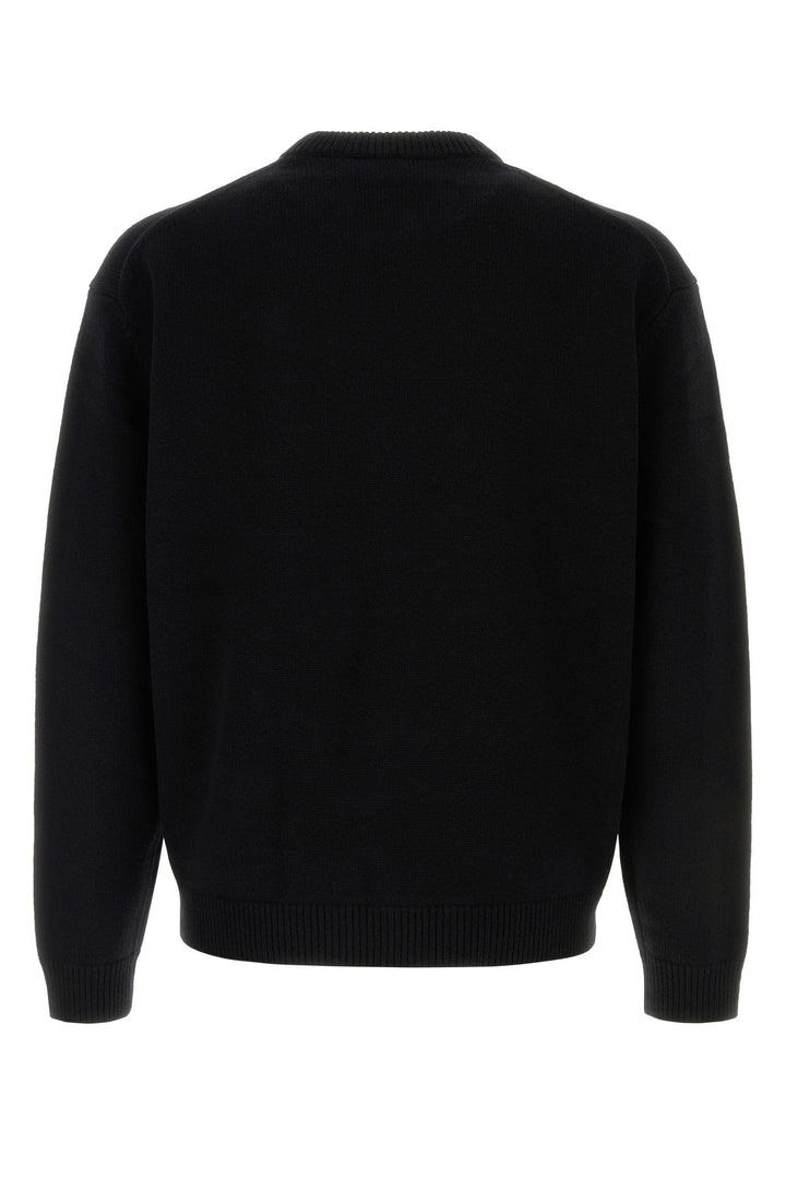 Black wool sweater