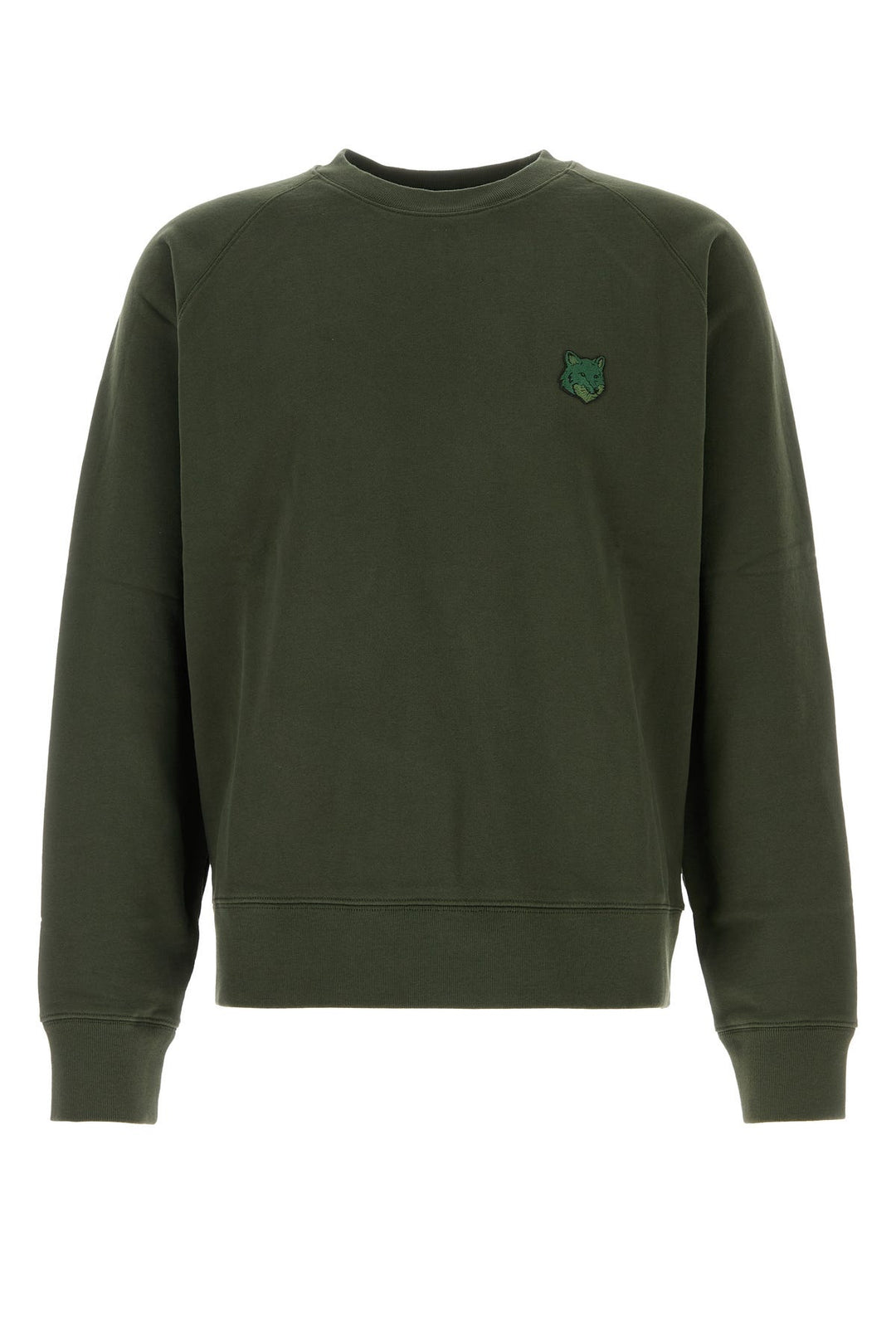 Olive green cotton sweatshirt