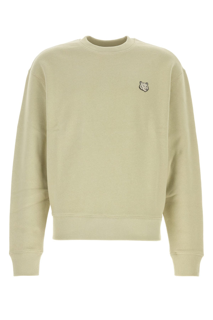 Light green cotton sweatshirt