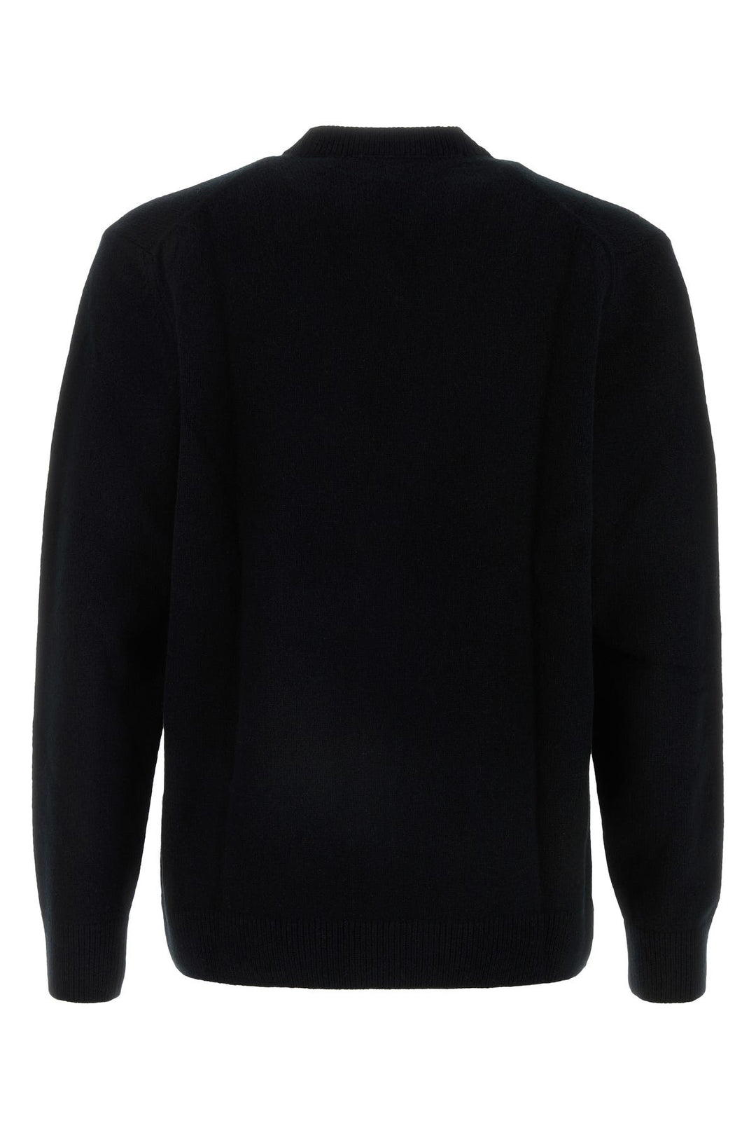 Black wool cardigan