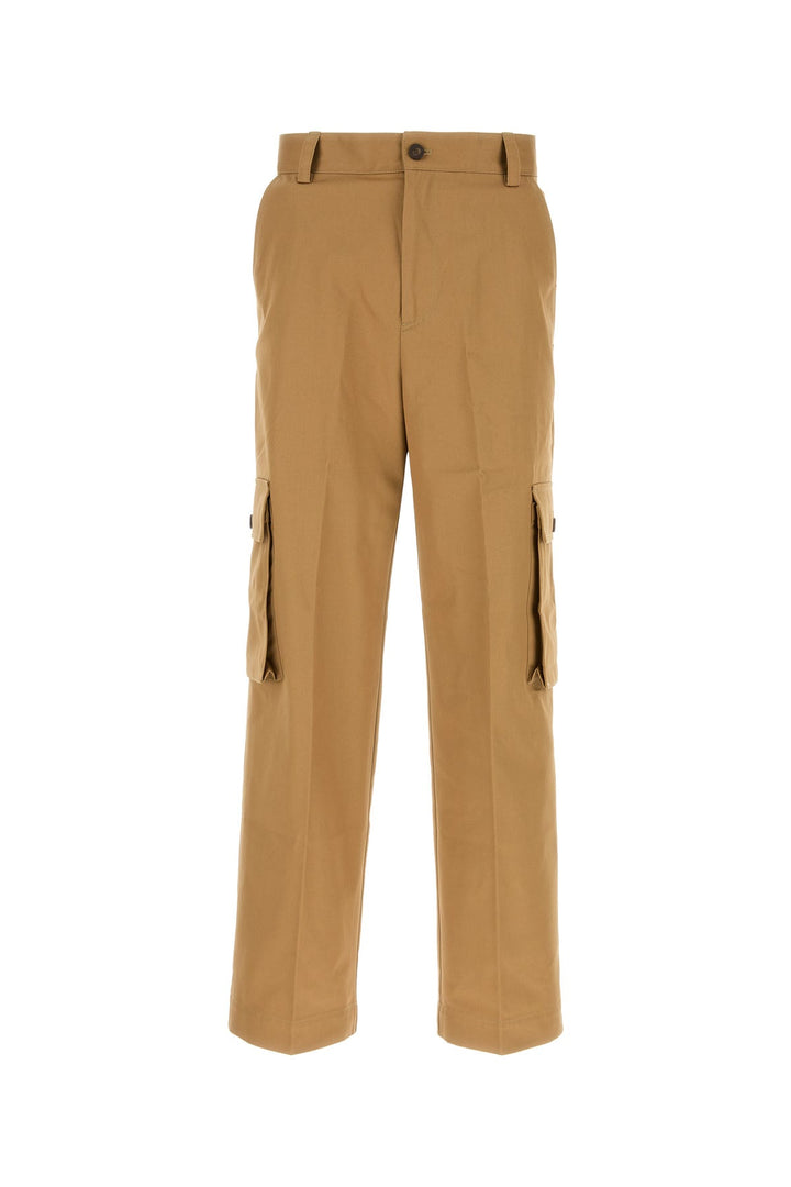 Camel cotton cargo pant