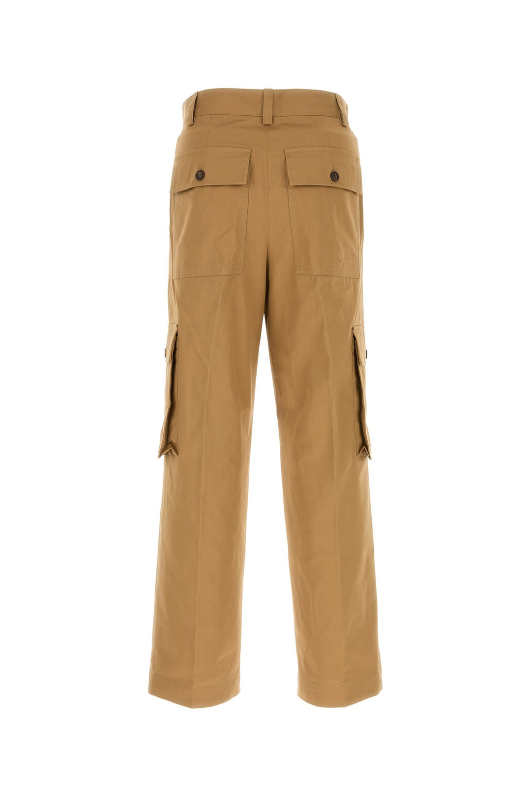 Camel cotton cargo pant