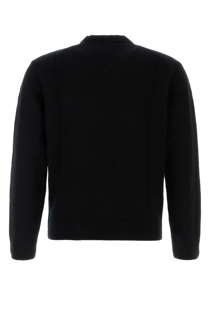 Black wool sweater