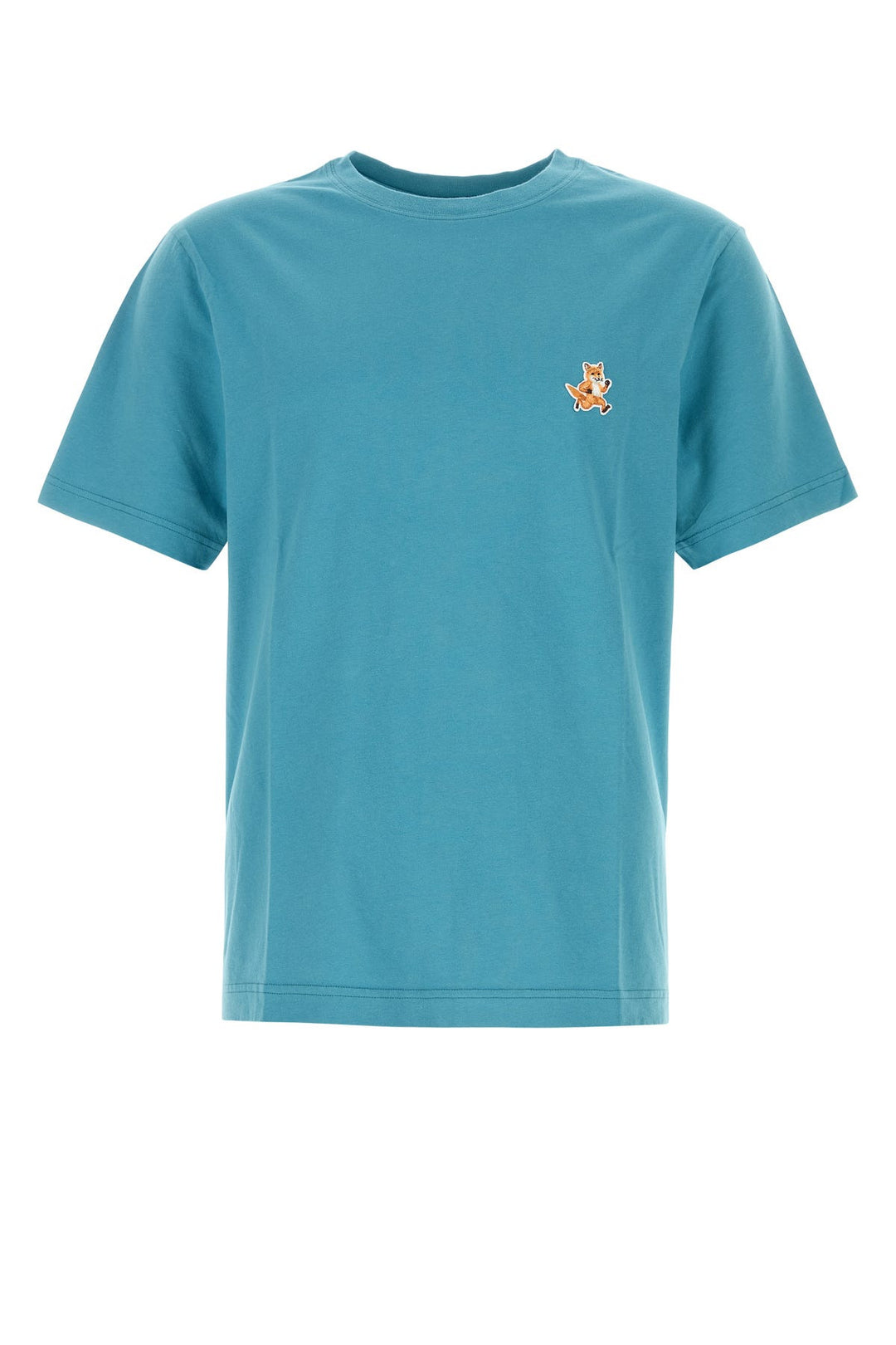 Turquoise cotton t-shirt