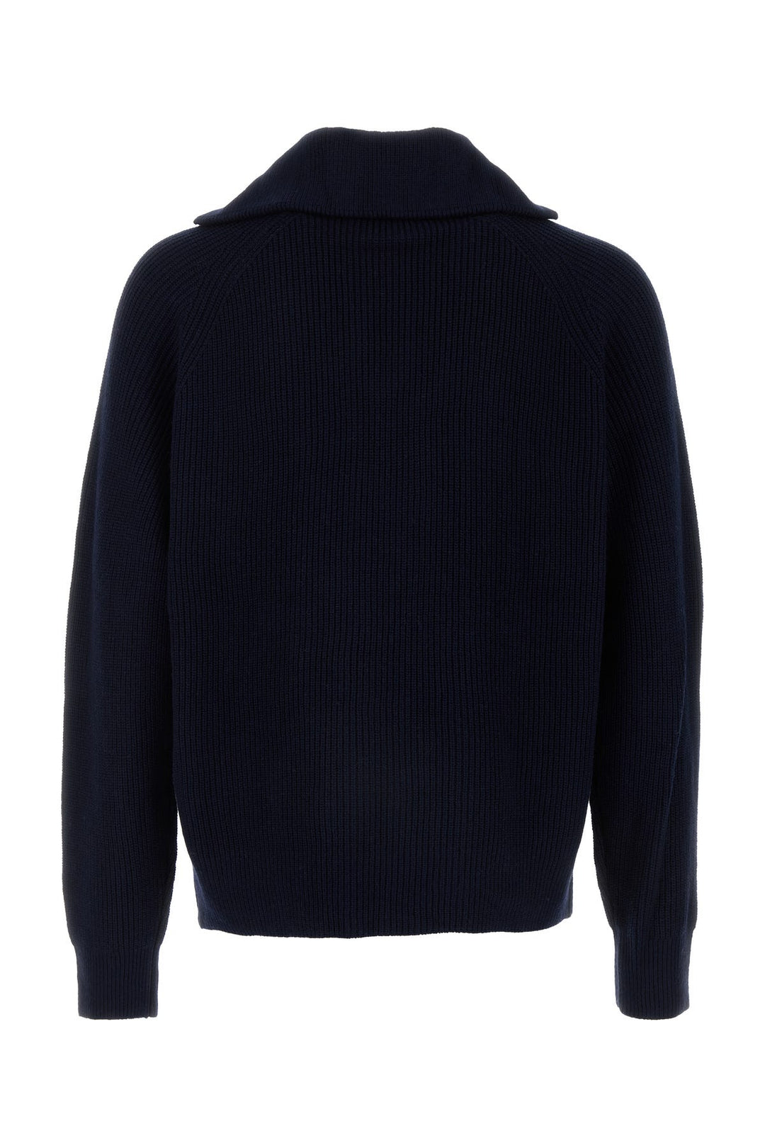 Dark blue wool blend sweater