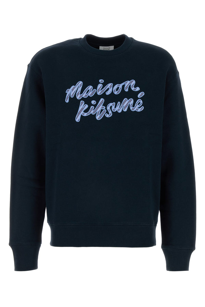 Navy blue cotton sweatshirt