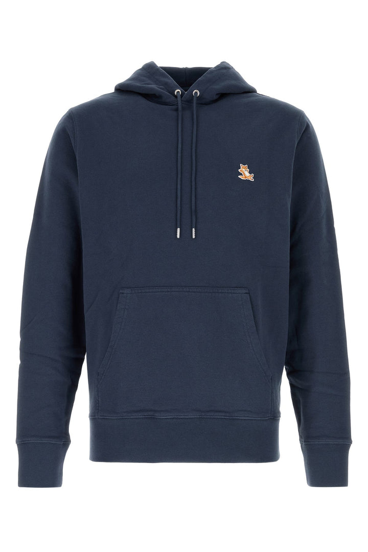 Navy blue cotton sweatshirt