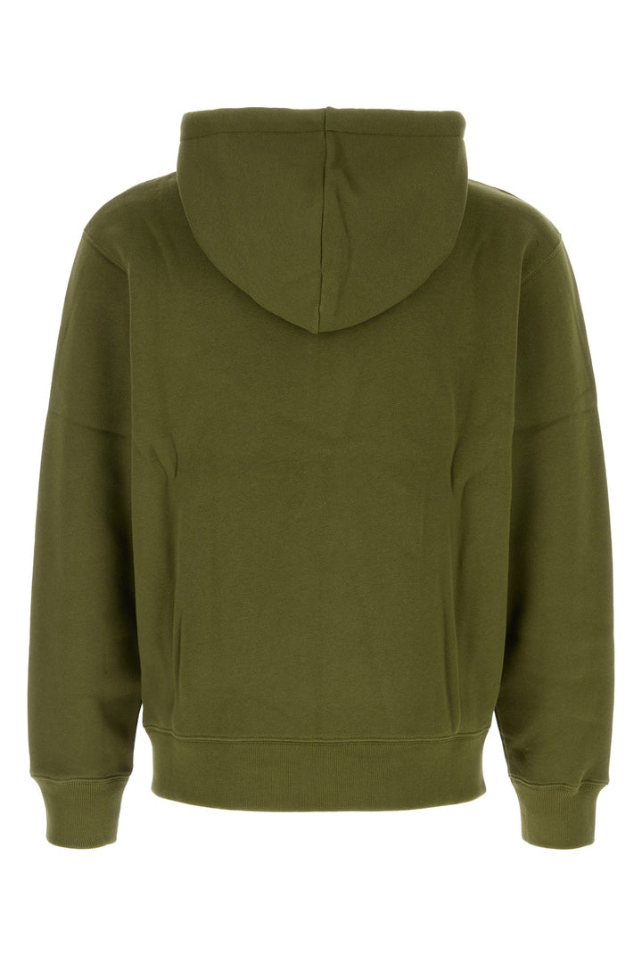 Olive green cotton sweatshirt