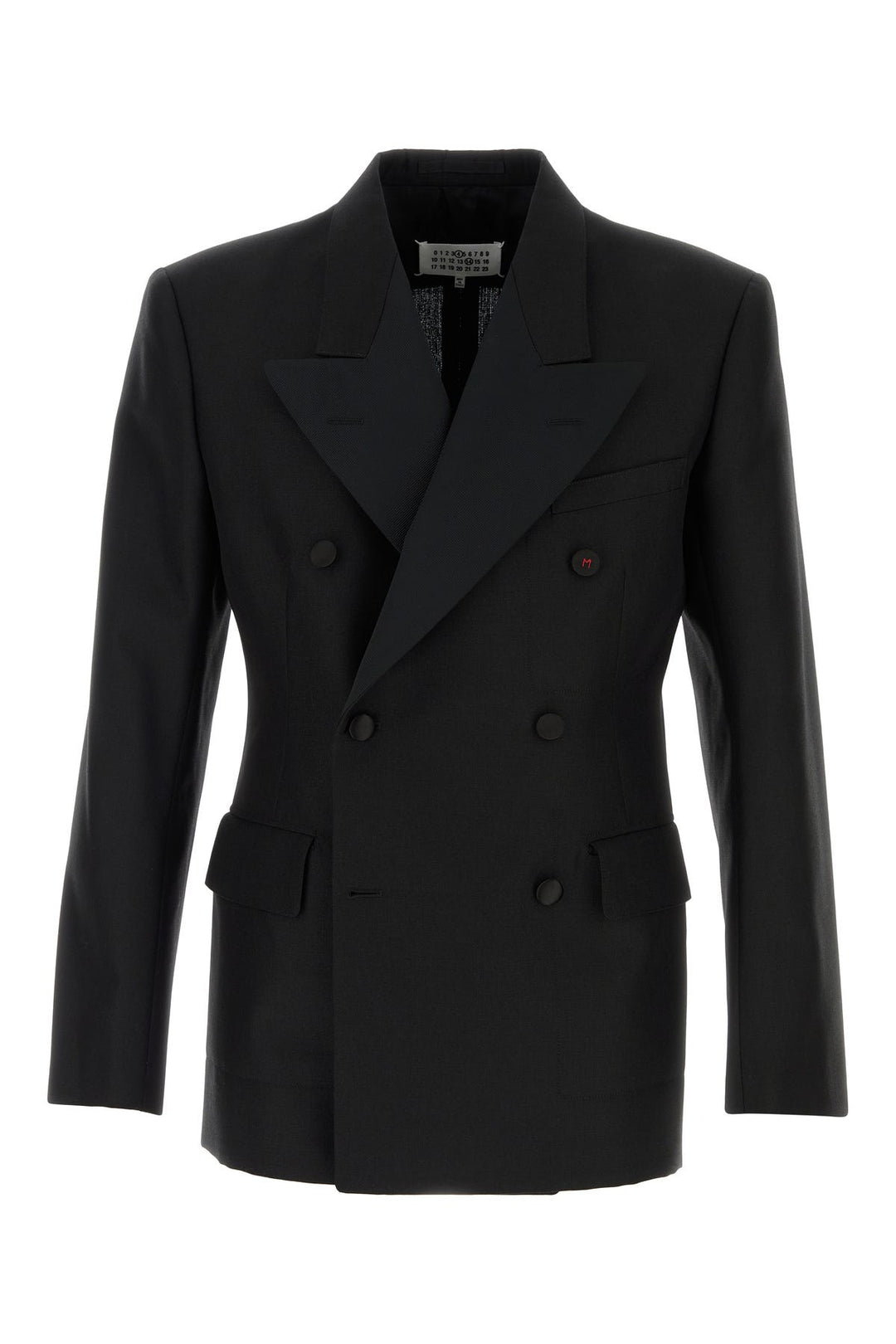 Black wool blend blazer