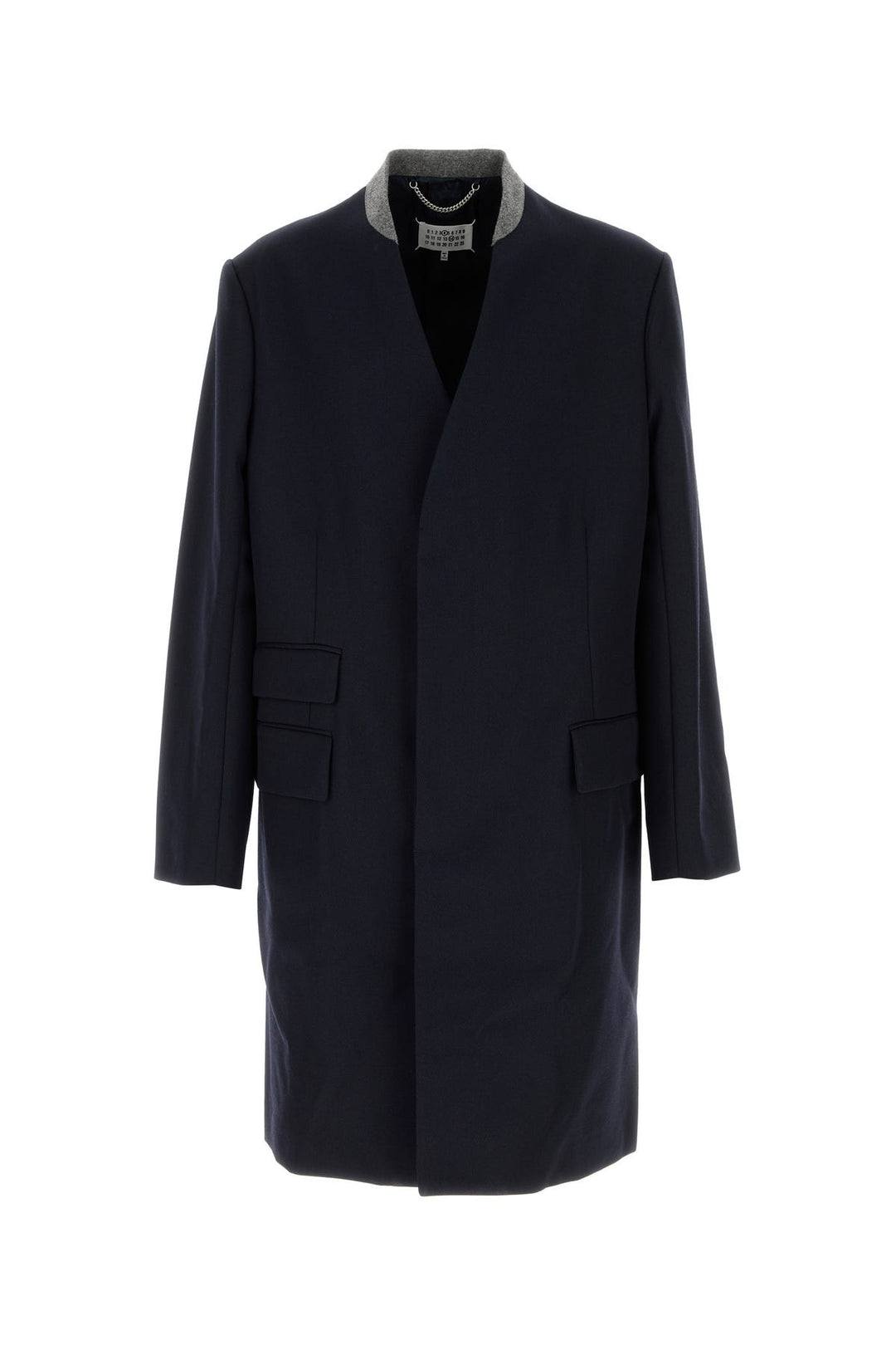 Midnight blue wool coat