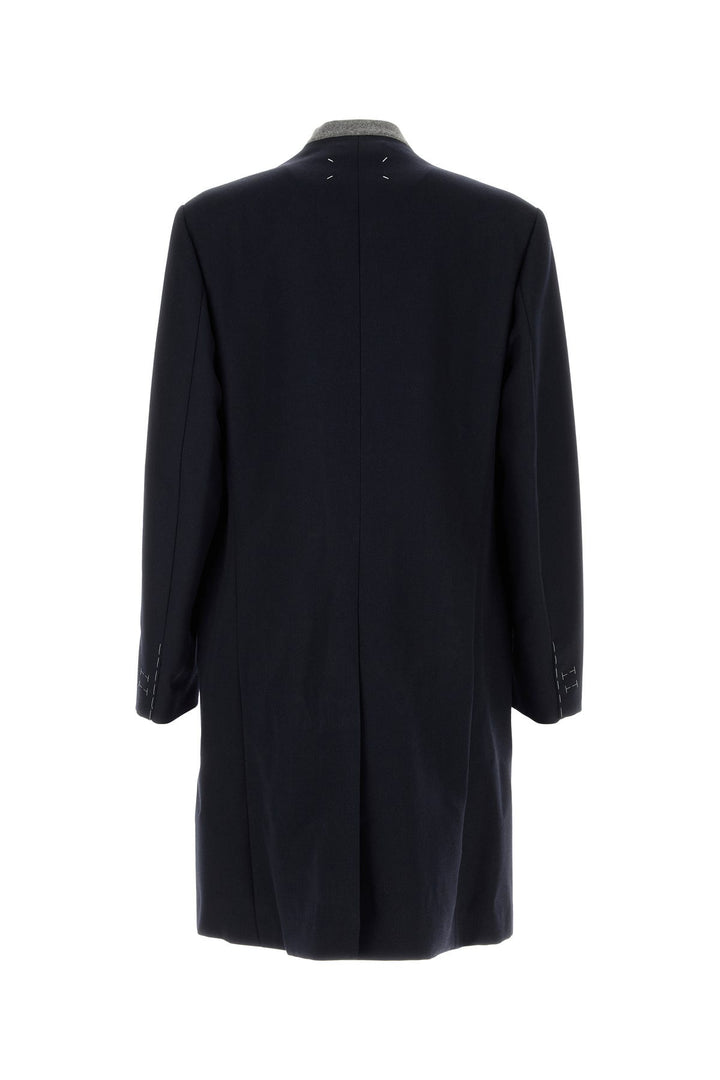 Midnight blue wool coat