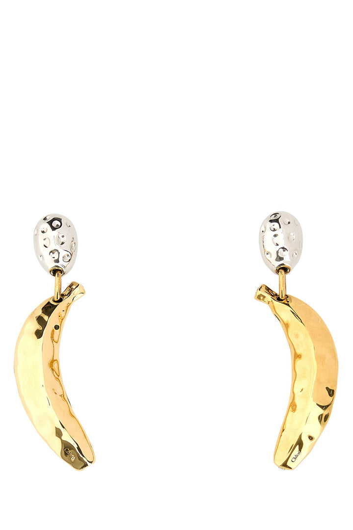 Two-tone metal ChloÃ© Bananas earrings