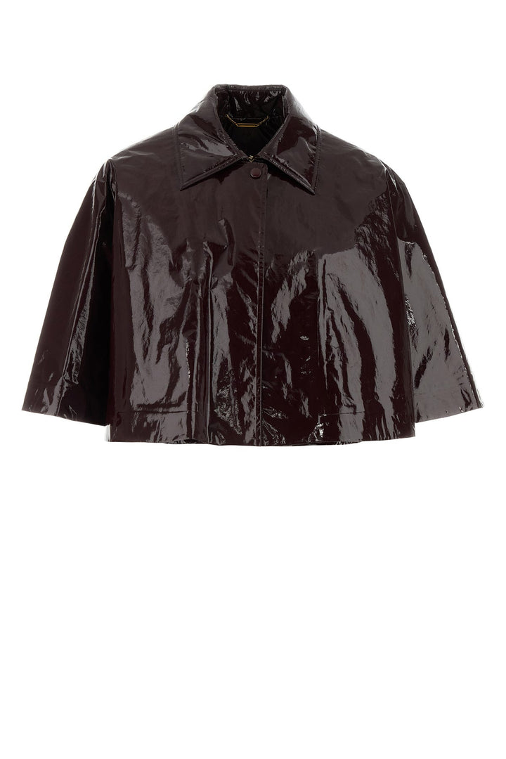 Chocolate cotton cape