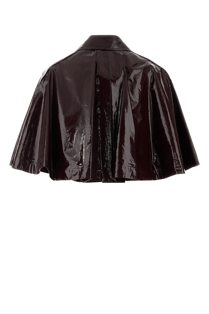 Chocolate cotton cape