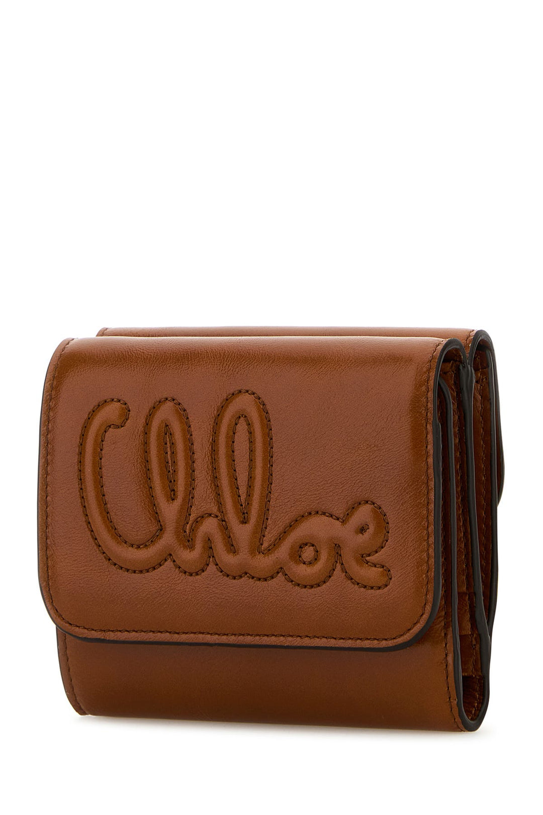 Caramel leather wallet