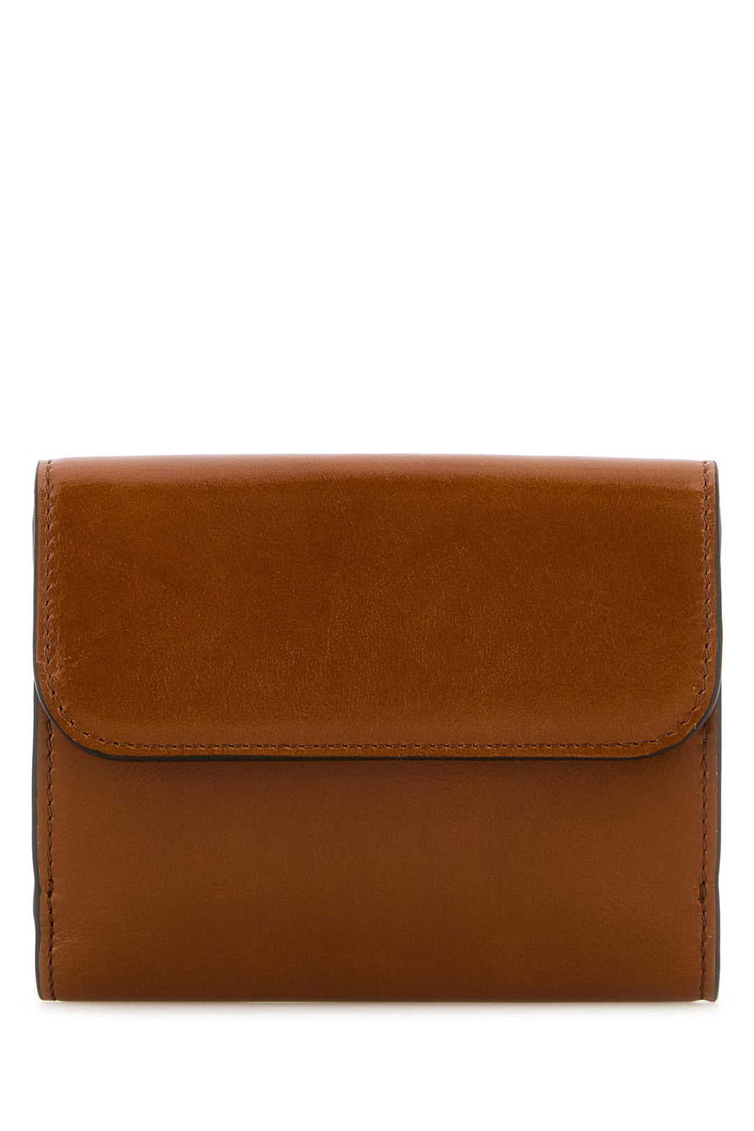 Caramel leather wallet