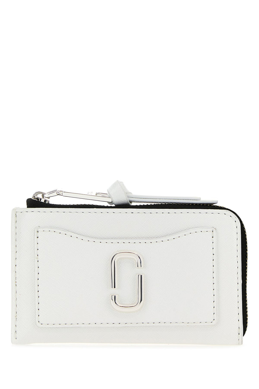 White leather The Utility Top Zip Multi wallet