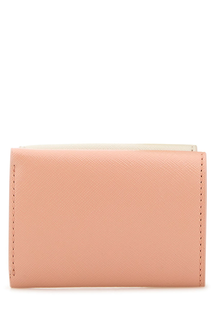 Two-tone leather wallet