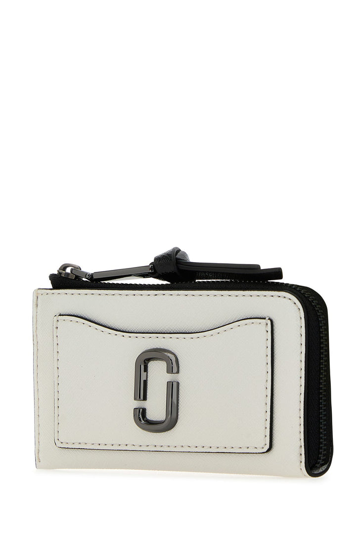 White leather Utility Snapshot wallet