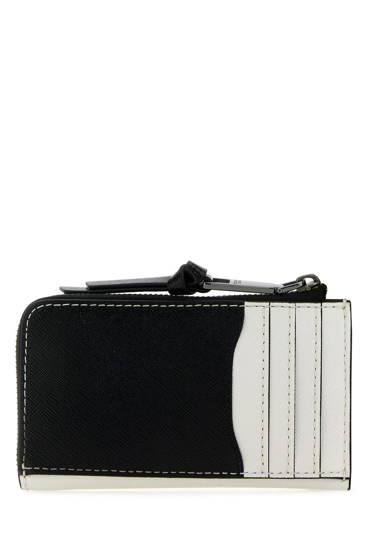 White leather Utility Snapshot wallet