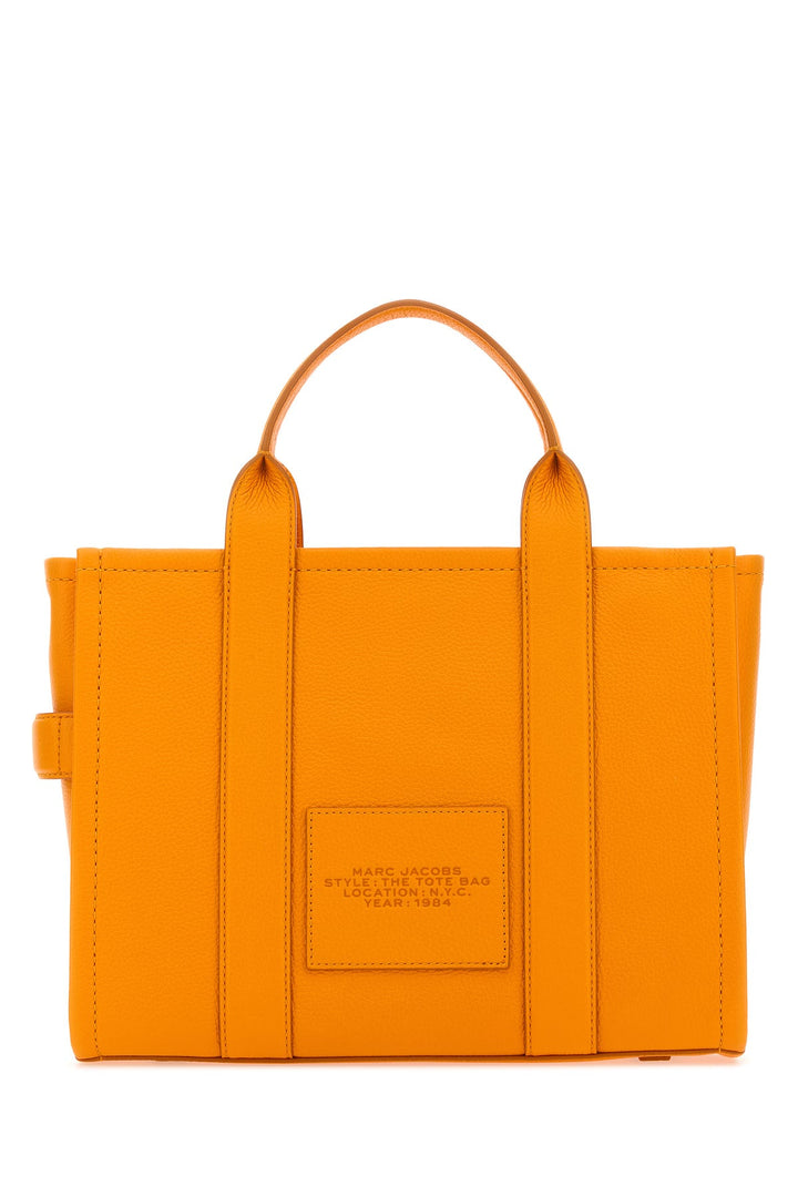 Orange leather medium The Tote Bag handbag