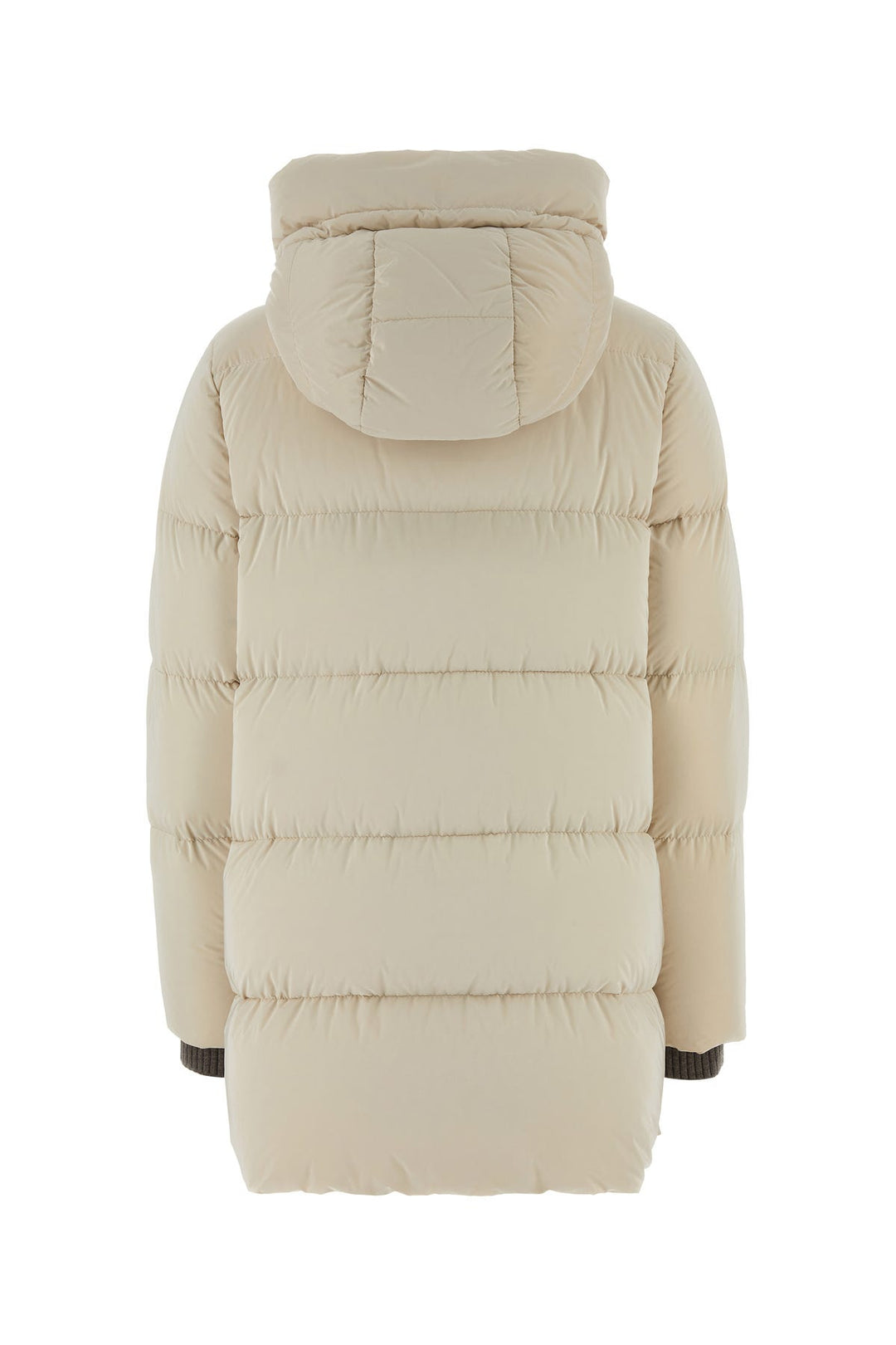 Sand nylon blend Carinzia down jacket