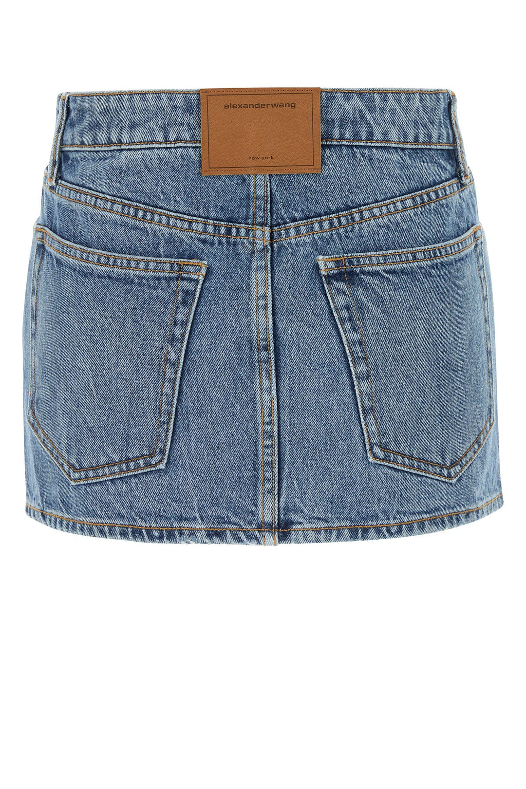 Denim mini skirt