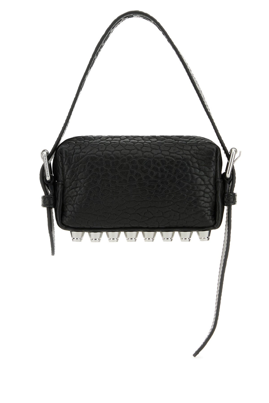 Black leather mini Ricco shoulder bag