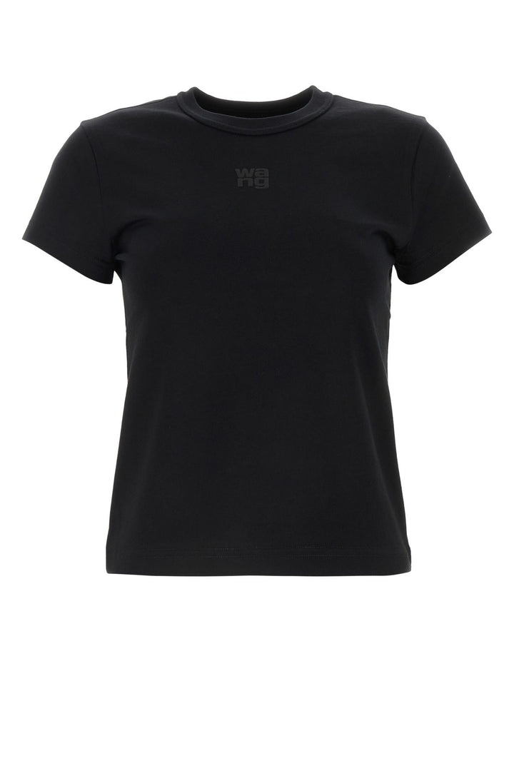 Black cotton t-shirt