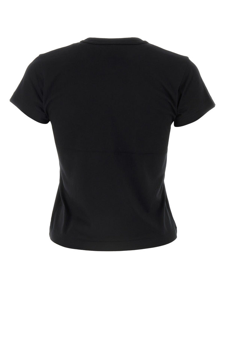 Black cotton t-shirt