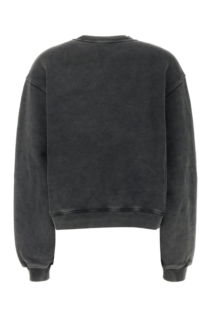 Dark grey cotton sweatshirt