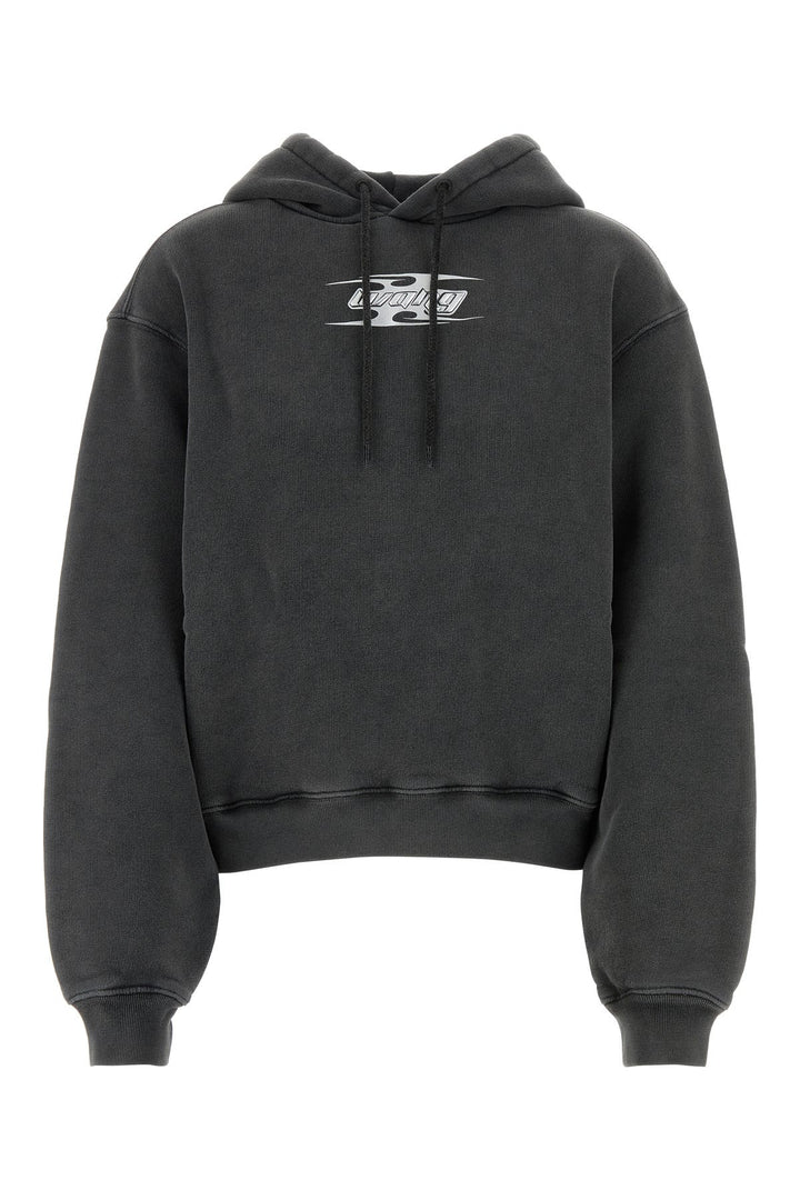 Dark grey cotton sweatshirt