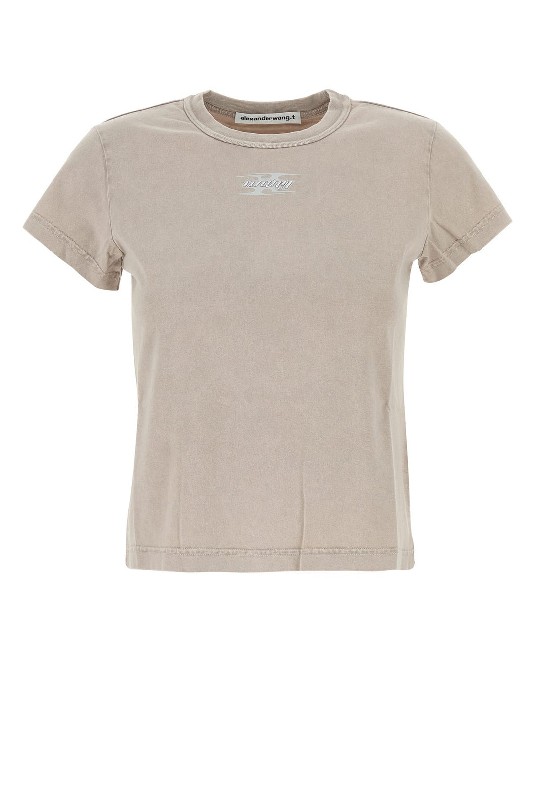 Dove grey cotton t-shirt