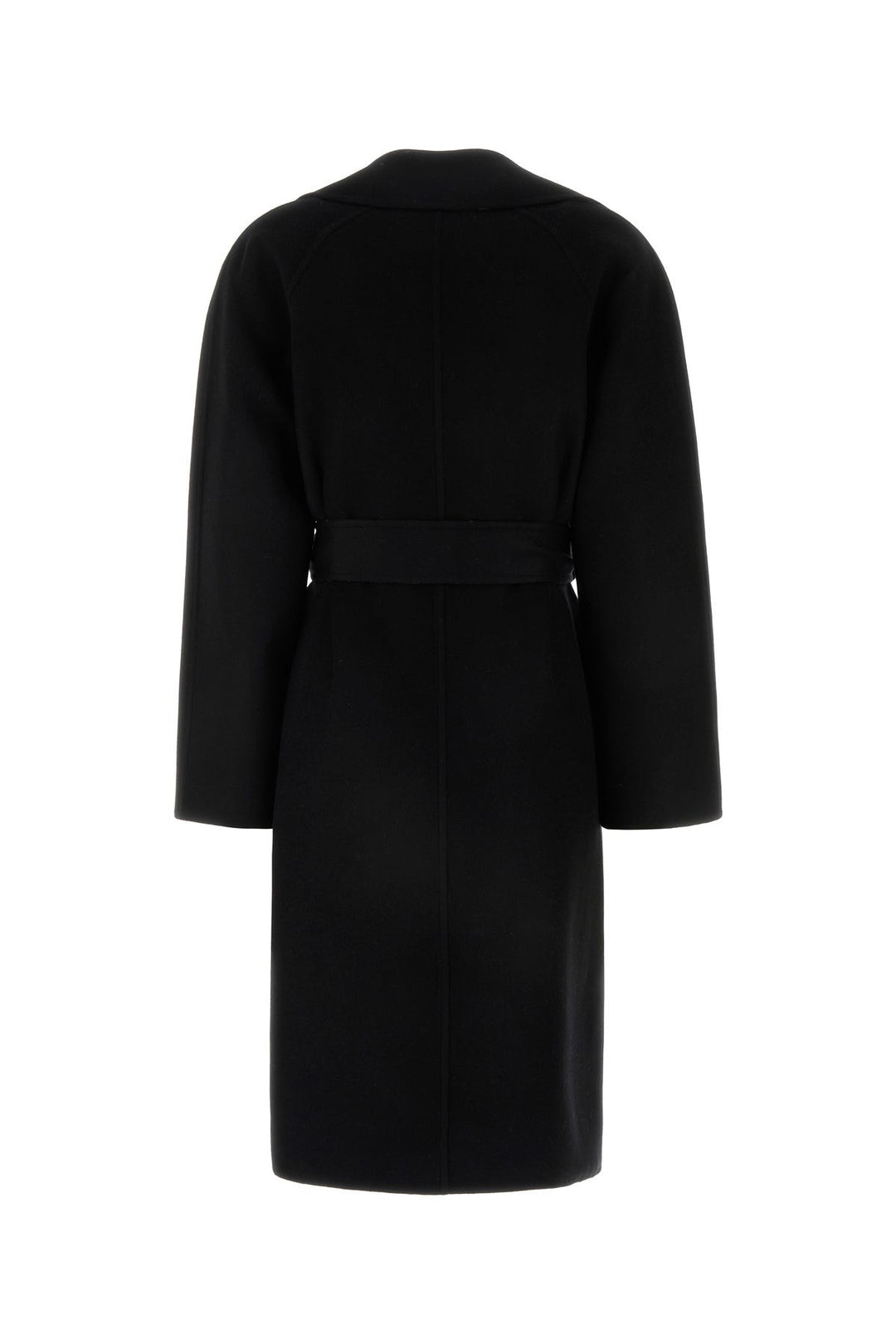 Black wool reversible coat