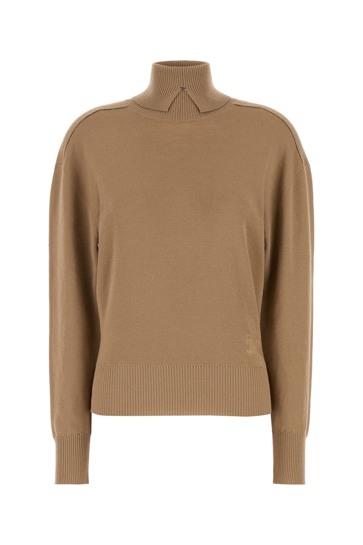 Camel wool sweater