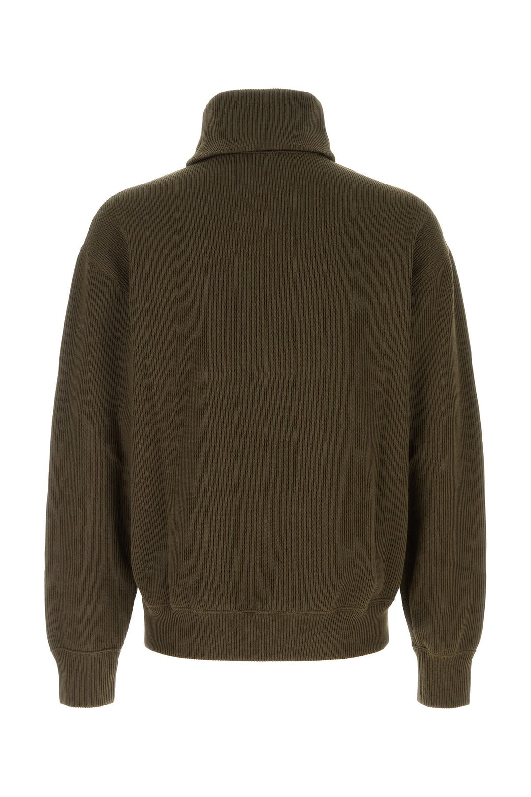 Olive green cotton sweater